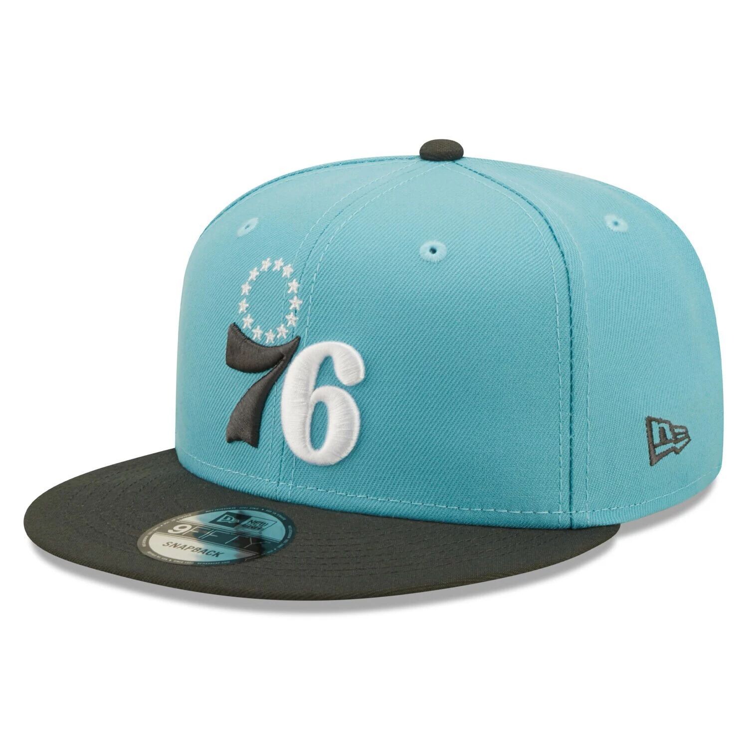 Мужская двухцветная приталенная шляпа New Era бирюзово-серого цвета Philadelphia 76ers 59FIFTY
Мужская двухцветная приталенная шляпа New Era бирюзово-серого цвета Philadelphia 76ers 59FIFTY