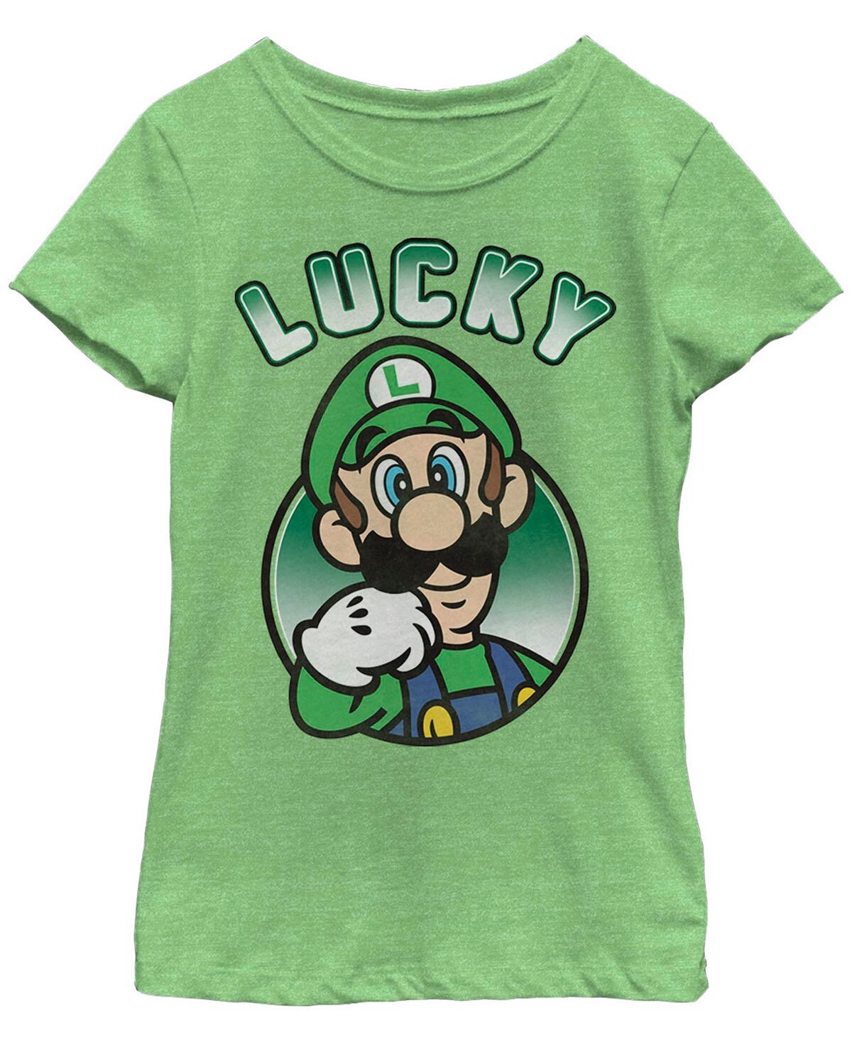 Детская футболка Nintendo Super Mario ко Дню Святого Патрика для девочек Lucky Luigi в стиле ретро Fifth Sun
Детская футболка Nintendo Super Mario ко Дню Святого Патрика для девочек Lucky Luigi в стиле ретро Fifth Sun