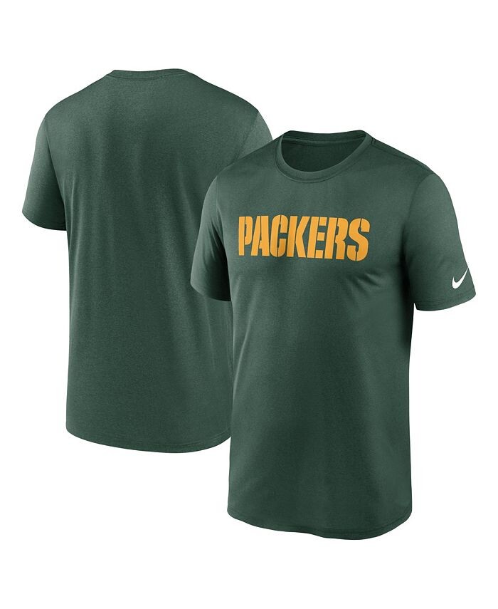 Мужская зеленая футболка Green Bay Packers Legend Wordmark Performance Nike, зеленый
Мужская зеленая футболка Green Bay Packers Legend Wordmark Performance Nike, зеленый