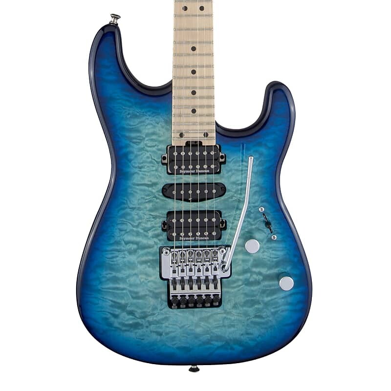 Электрогитара Charvel MJ San Dimas Style 1 HSH FR M QM - Maple Fingerboard - Caribbean Burst
Электрогитара Charvel MJ San Dimas Style 1 HSH FR M QM - Maple Fingerboard - Caribbean Burst