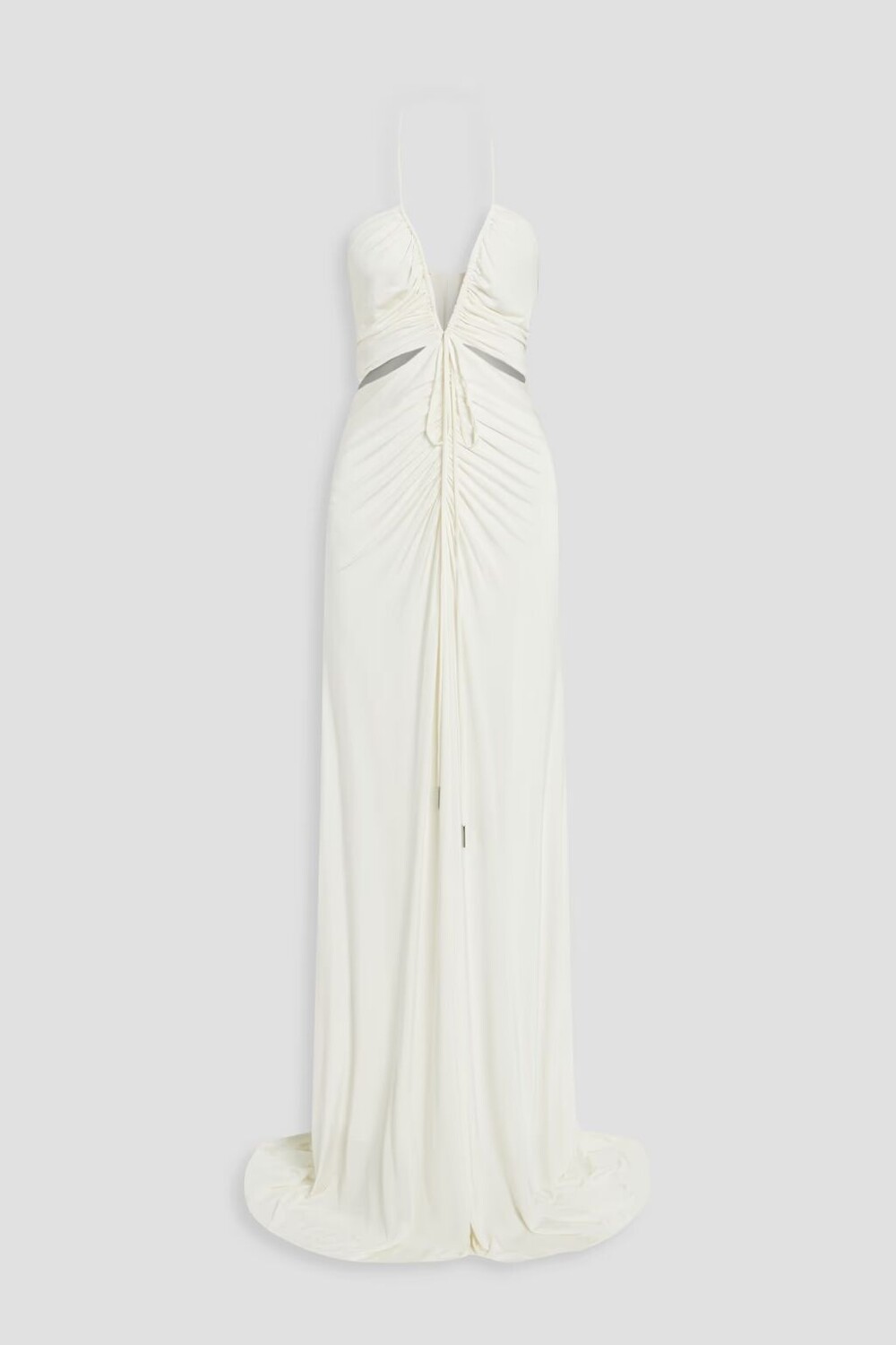 Платье Grace из эластичного джерси со сборками и воротником-хомутом Halston, слоновая кость
Платье Grace из эластичного джерси со сборками и воротником-хомутом Halston, слоновая кость