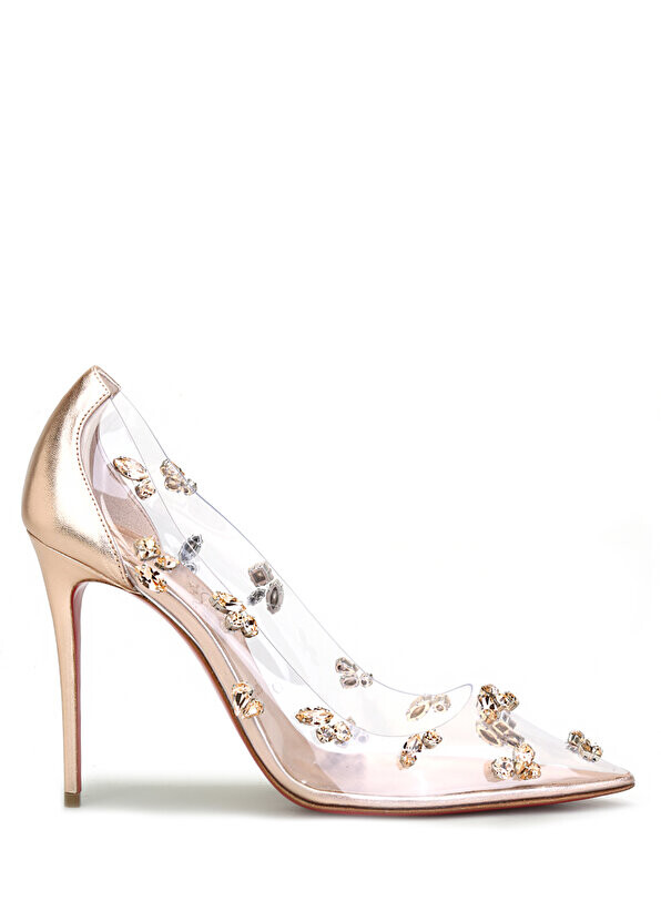 Кремовые туфли на шпильке degraqueen с вышивкой камнями Christian Louboutin, Бежевый
Кремовые туфли на шпильке degraqueen с вышивкой камнями Christian Louboutin, Бежевый