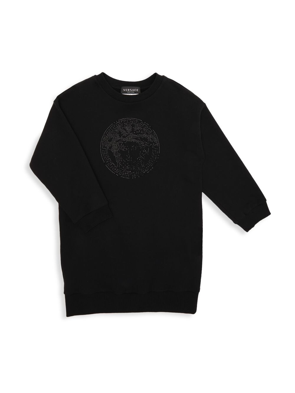 Платье Little Girl's & Girl's Felpa + Strass с логотипом Medusa Versace, черный
Платье Little Girl's & Girl's Felpa + Strass с логотипом Medusa Versace, черный