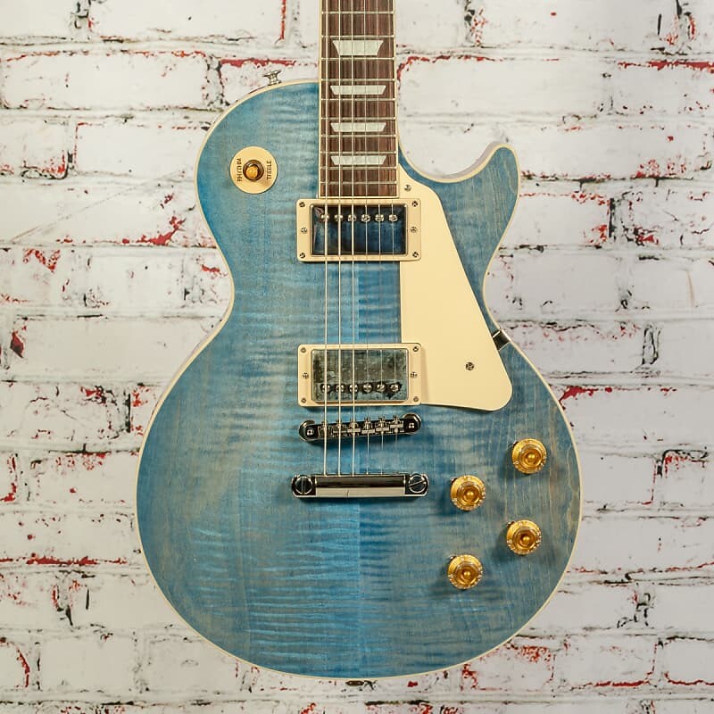 Электрогитара Gibson - Les Paul Standard 50s Figured Top - Electric Guitar - Ocean Blue - w/ Hardshell Case
Электрогитара Gibson - Les Paul Standard 50s Figured Top - Electric Guitar - Ocean Blue - w/ Hardshell Case