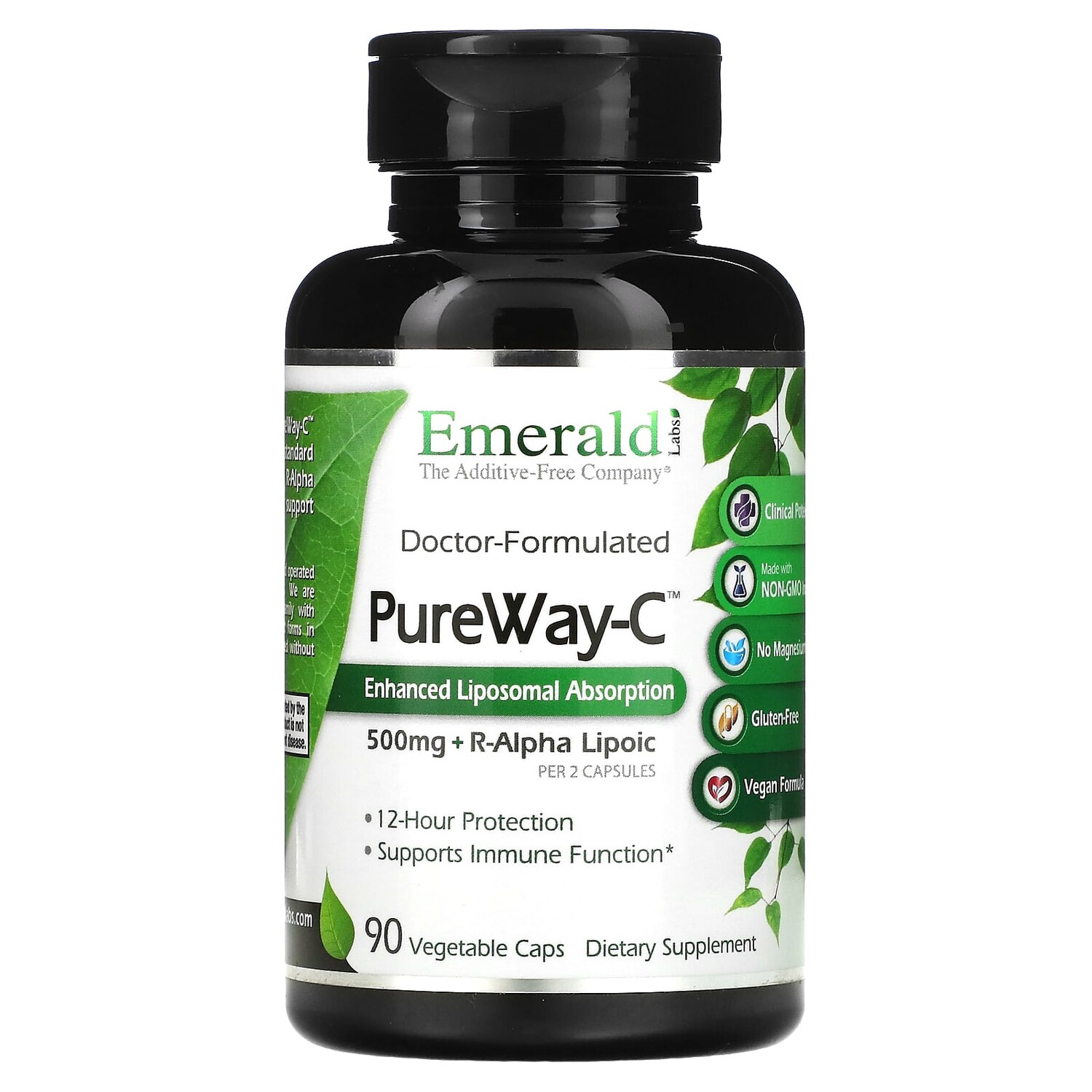 PureWay-C + R-альфа липоевая кислота, 250 мг, 90 вегетарианских капсул, Emerald Laboratories
PureWay-C + R-альфа липоевая кислота, 250 мг, 90 вегетарианских капсул, Emerald Laboratories