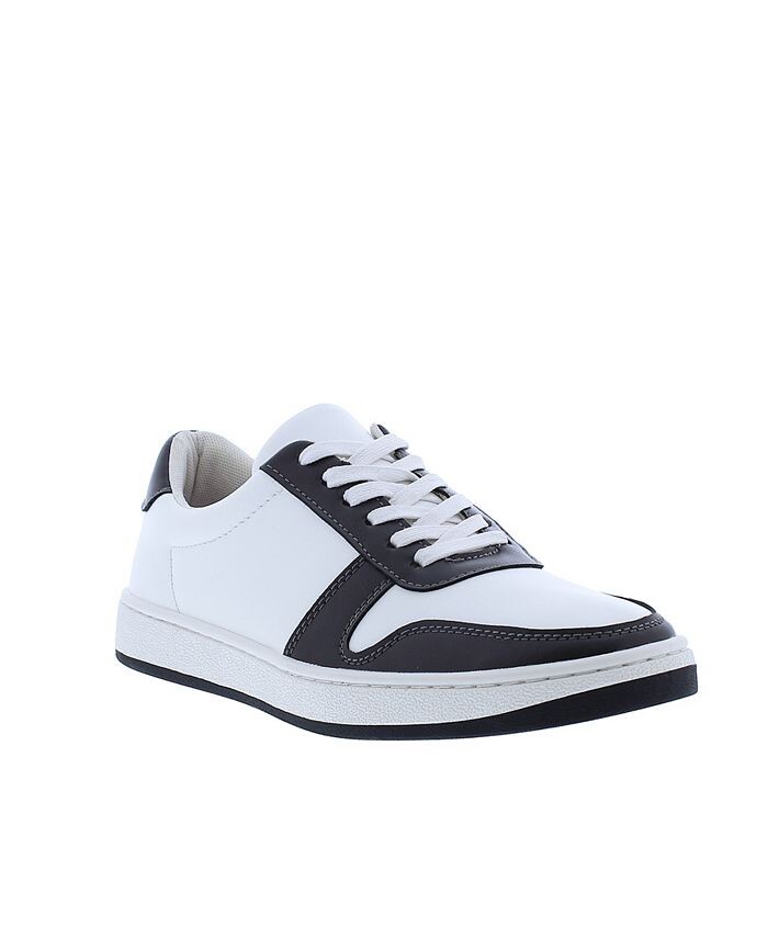 Мужские низкие кеды Brennan в стиле колор-блок English Laundry, белый 
Мужские низкие кеды Brennan в стиле колор-блок English Laundry, белый