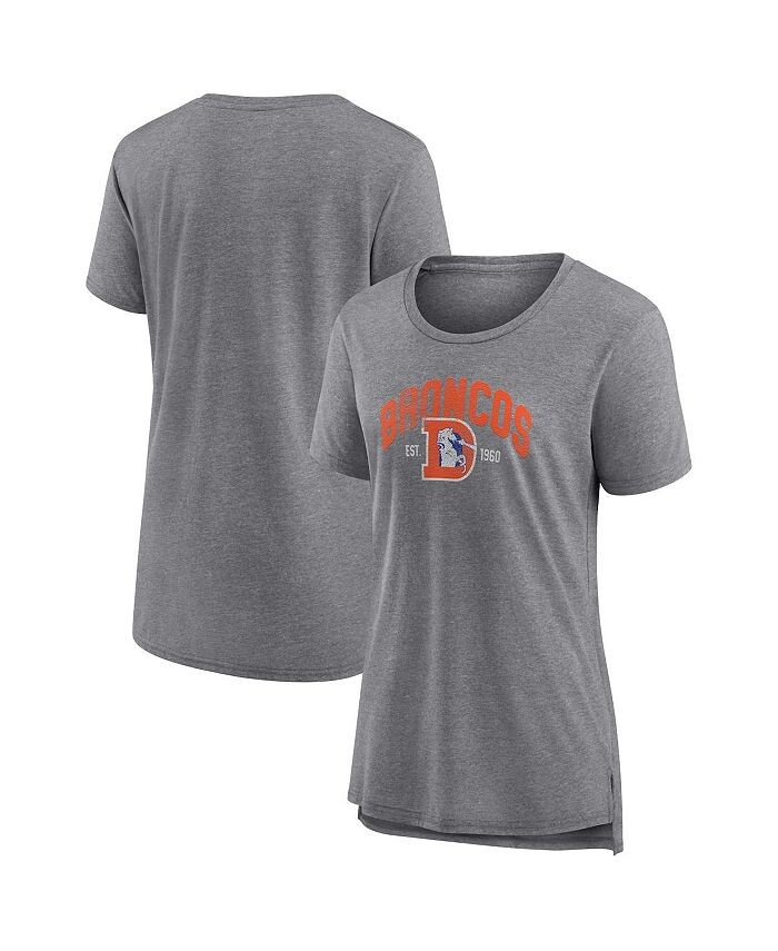 Женская футболка с логотипом Heather Grey Denver Broncos с открытой спиной Modern Tri-Blend Fanatics, серый
Женская футболка с логотипом Heather Grey Denver Broncos с открытой спиной Modern Tri-Blend Fanatics, серый
