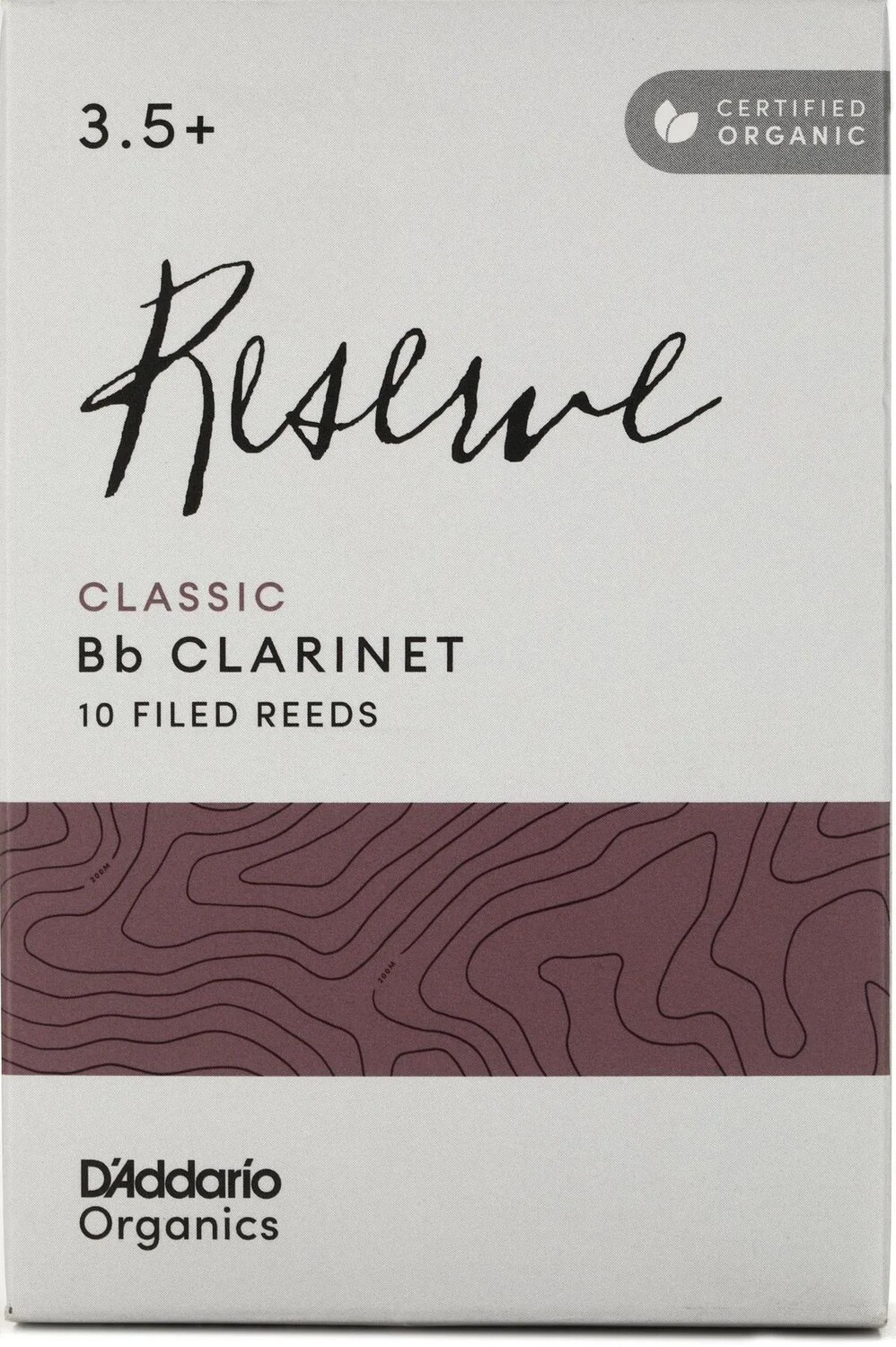 D'Addario Organics Reserve Classic Трости для кларнета Bb — 3,5+ (10 шт. в упаковке)
D'Addario Organics Reserve Classic Трости для кларнета Bb — 3,5+ (10 шт. в упаковке)