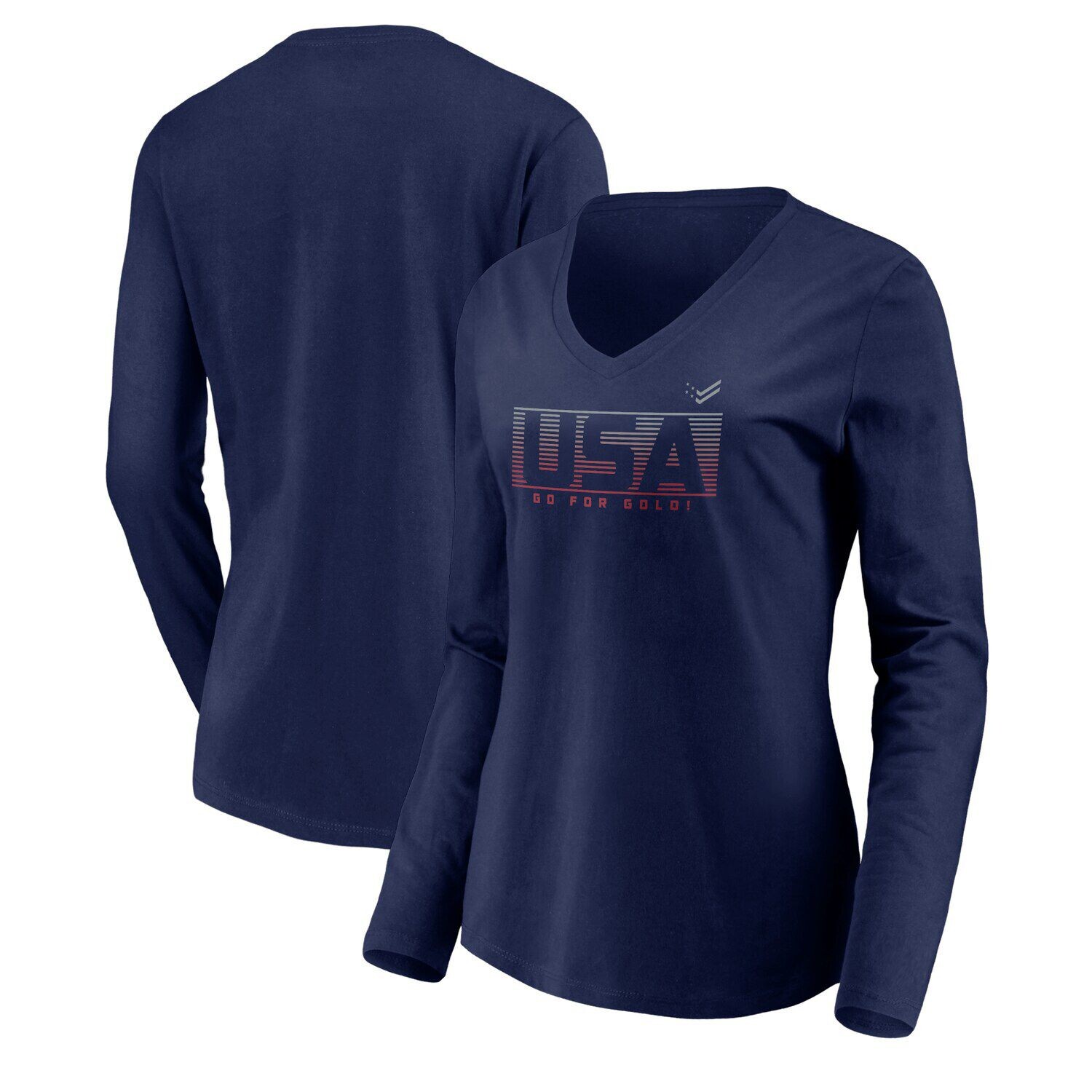 Женская футболка Fanatics Navy Team USA с длинными рукавами и v-образным вырезом Fanatics
Женская футболка Fanatics Navy Team USA с длинными рукавами и v-образным вырезом Fanatics