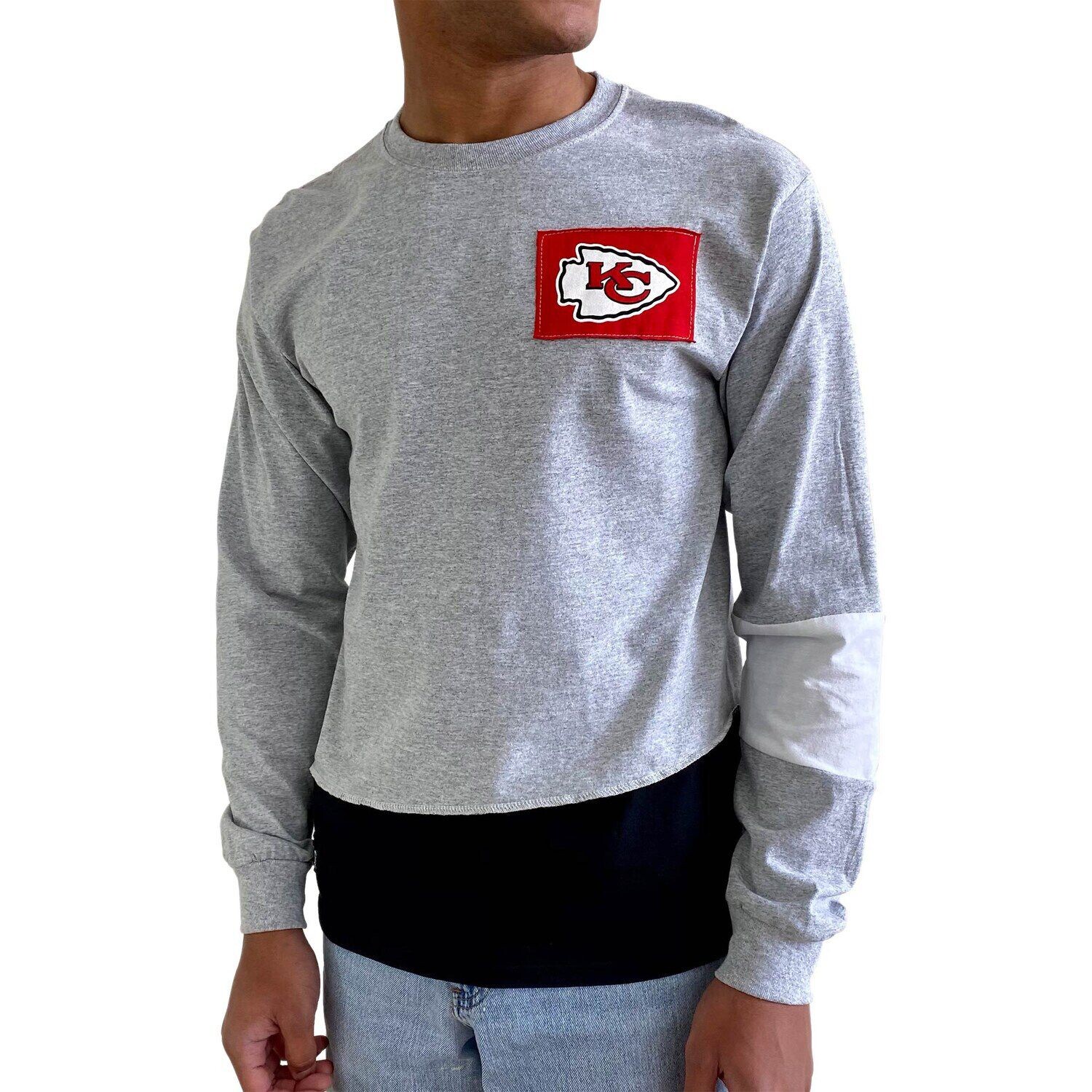 Мужская футболка Refried Apparel серая с длинным рукавом Kansas City Chiefs Angle
Мужская футболка Refried Apparel серая с длинным рукавом Kansas City Chiefs Angle