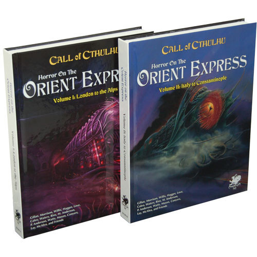 Ролевая игра Chaosium Call of Cthulhu 7E RPG: Horror on the Orient Express - Two-Volume Set (Hardcover)
Ролевая игра Chaosium Call of Cthulhu 7E RPG: Horror on the Orient Express - Two-Volume Set (Hardcover)