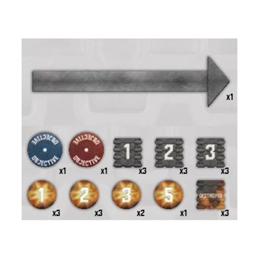 Игровые жетоны «Танки», Tanks Miniatures Game - Core & Assorted (Gale Force Nine) (15mm)
Игровые жетоны «Танки», Tanks Miniatures Game - Core & Assorted (Gale Force Nine) (15mm)