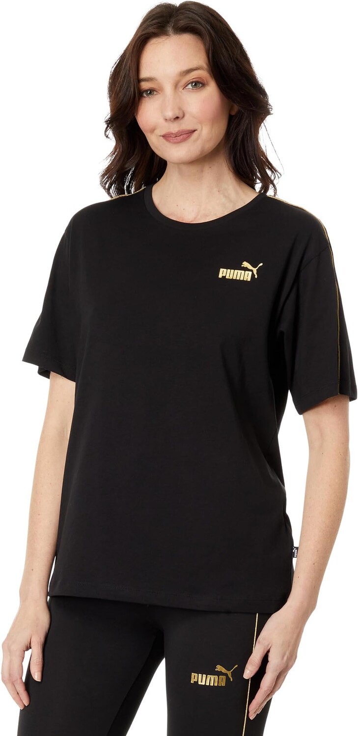Минимальная золотая футболка Essentials+ с короткими рукавами PUMA, цвет Puma Black, Желтый
Минимальная золотая футболка Essentials+ с короткими рукавами PUMA, цвет Puma Black, Желтый