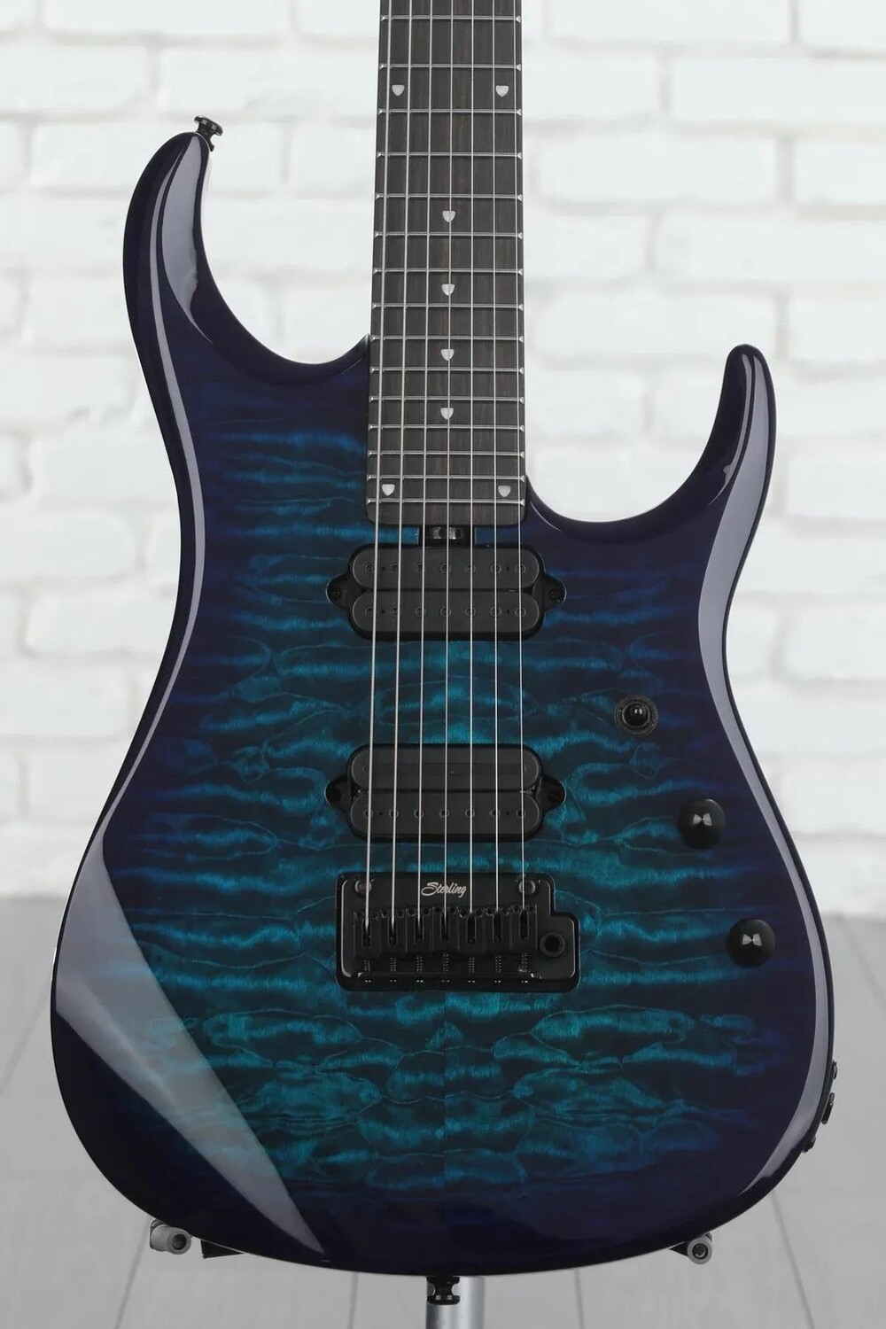 Sterling By Music Man John Petrucci Dimarzio JP157DQM 7-струнная электрогитара - Cerulean Paradise
Sterling By Music Man John Petrucci Dimarzio JP157DQM 7-струнная электрогитара - Cerulean Paradise