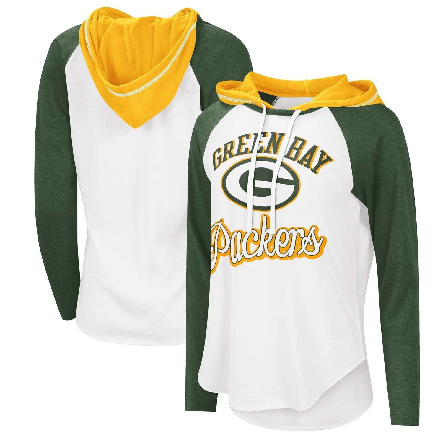 Женская худи G-III 4Her by Carl Banks White Green Bay Packers MVP худи с регланами и футболка с длинными рукавами G-III
Женская худи G-III 4Her by Carl Banks White Green Bay Packers MVP худи с регланами и футболка с длинными рукавами G-III