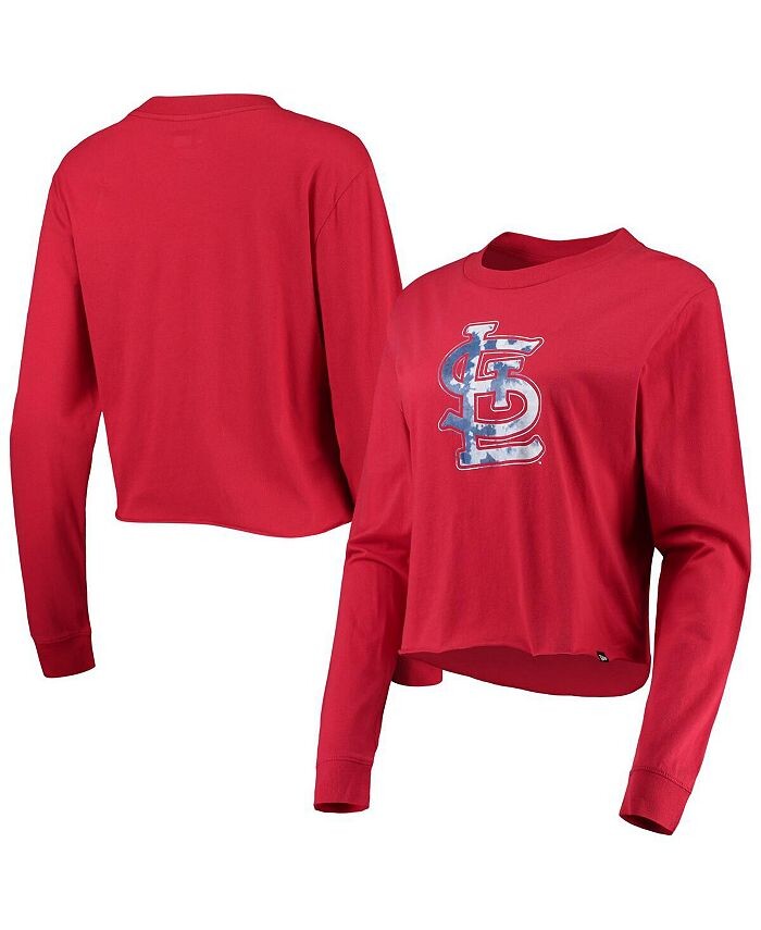 Женская красная укороченная футболка из джерси с длинными рукавами St. Louis Cardinals Baby New Era, цвет Red
Женская красная укороченная футболка из джерси с длинными рукавами St. Louis Cardinals Baby New Era, цвет Red