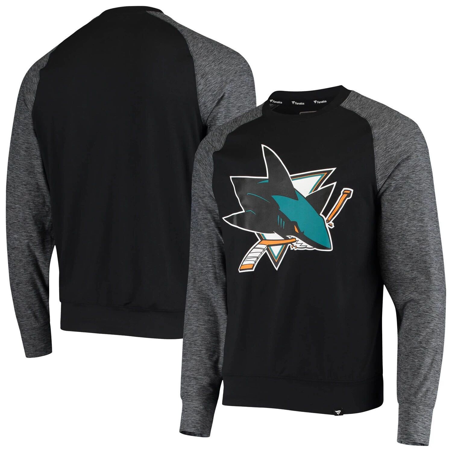 Мужская черная футболка с длинным рукавом реглан с логотипом Fanatics San Jose Sharks Made 2 Move, Черный
Мужская черная футболка с длинным рукавом реглан с логотипом Fanatics San Jose Sharks Made 2 Move, Черный