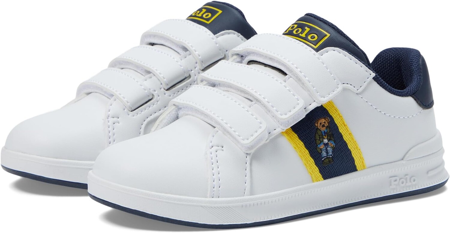 Кроссовки Polo Ralph Lauren Kids Heritage Court II Bear EZ, цвет White/Navy/Yellow
Кроссовки Polo Ralph Lauren Kids Heritage Court II Bear EZ, цвет White/Navy/Yellow
