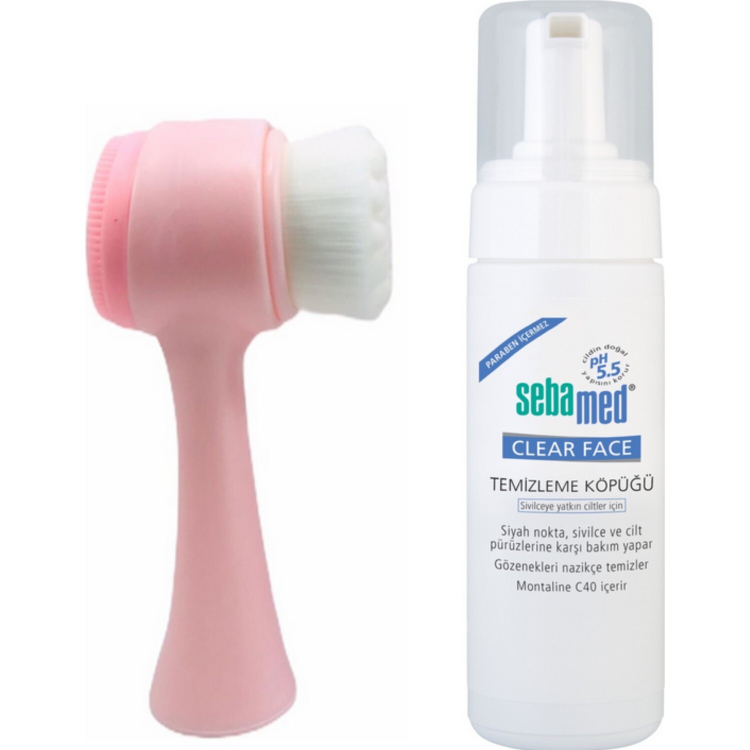 Щетка Sebamed для очищения кожи лица, розовый + Очищающая пенка Sebamed Clear для лица, 150 мл
Щетка Sebamed для очищения кожи лица, розовый + Очищающая пенка Sebamed Clear для лица, 150 мл
