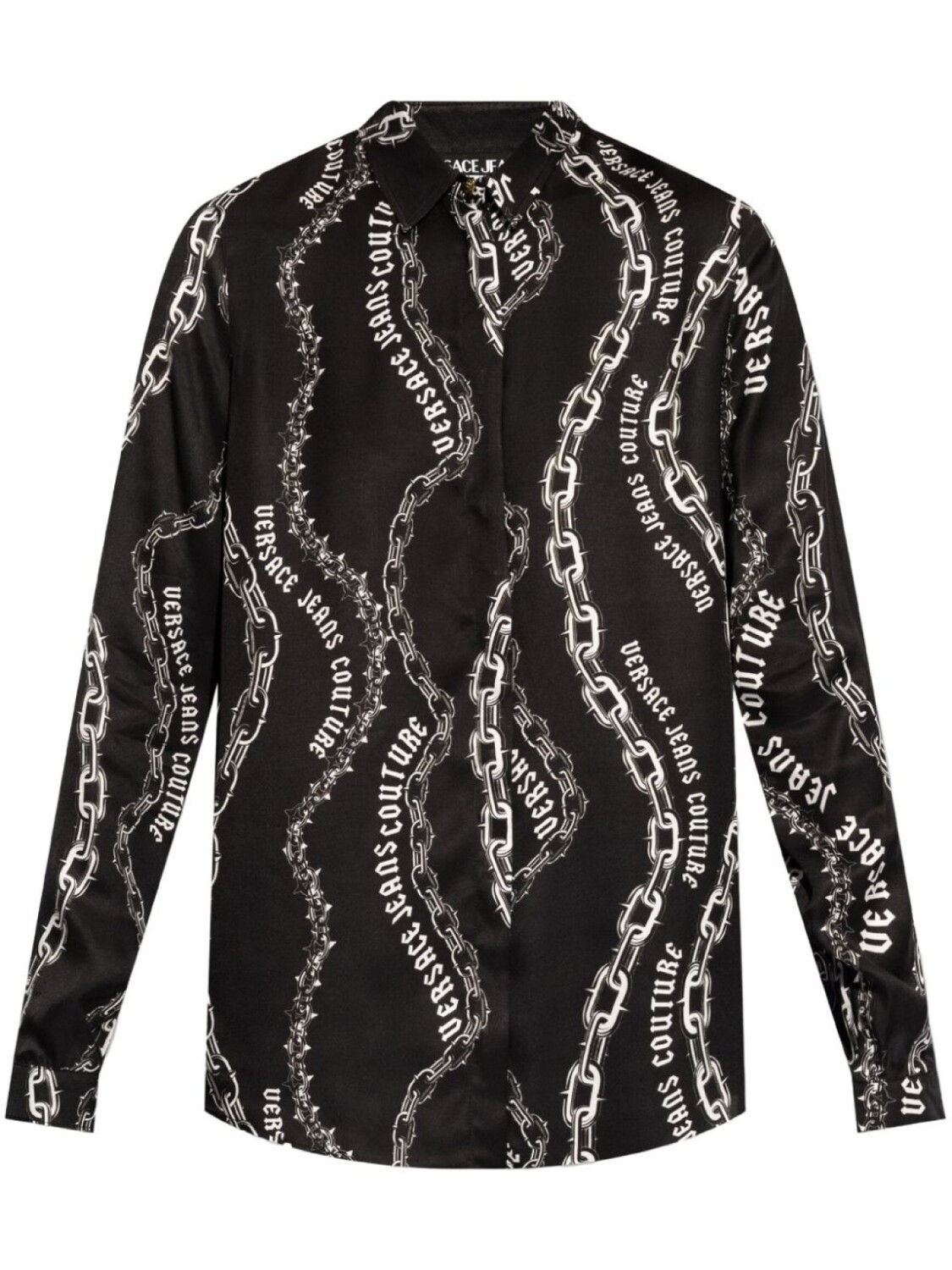 Versace Jeans Couture рубашка с длинными рукавами и принтом в виде цепочки с логотипом, черный
Versace Jeans Couture рубашка с длинными рукавами и принтом в виде цепочки с логотипом, черный