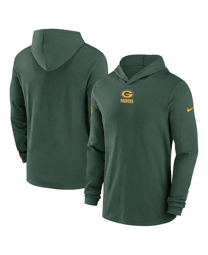 Мужская зеленая футболка с капюшоном и длинными рукавами Green Bay Packers Sideline Performance Nike, зеленый
Мужская зеленая футболка с капюшоном и длинными рукавами Green Bay Packers Sideline Performance Nike, зеленый
