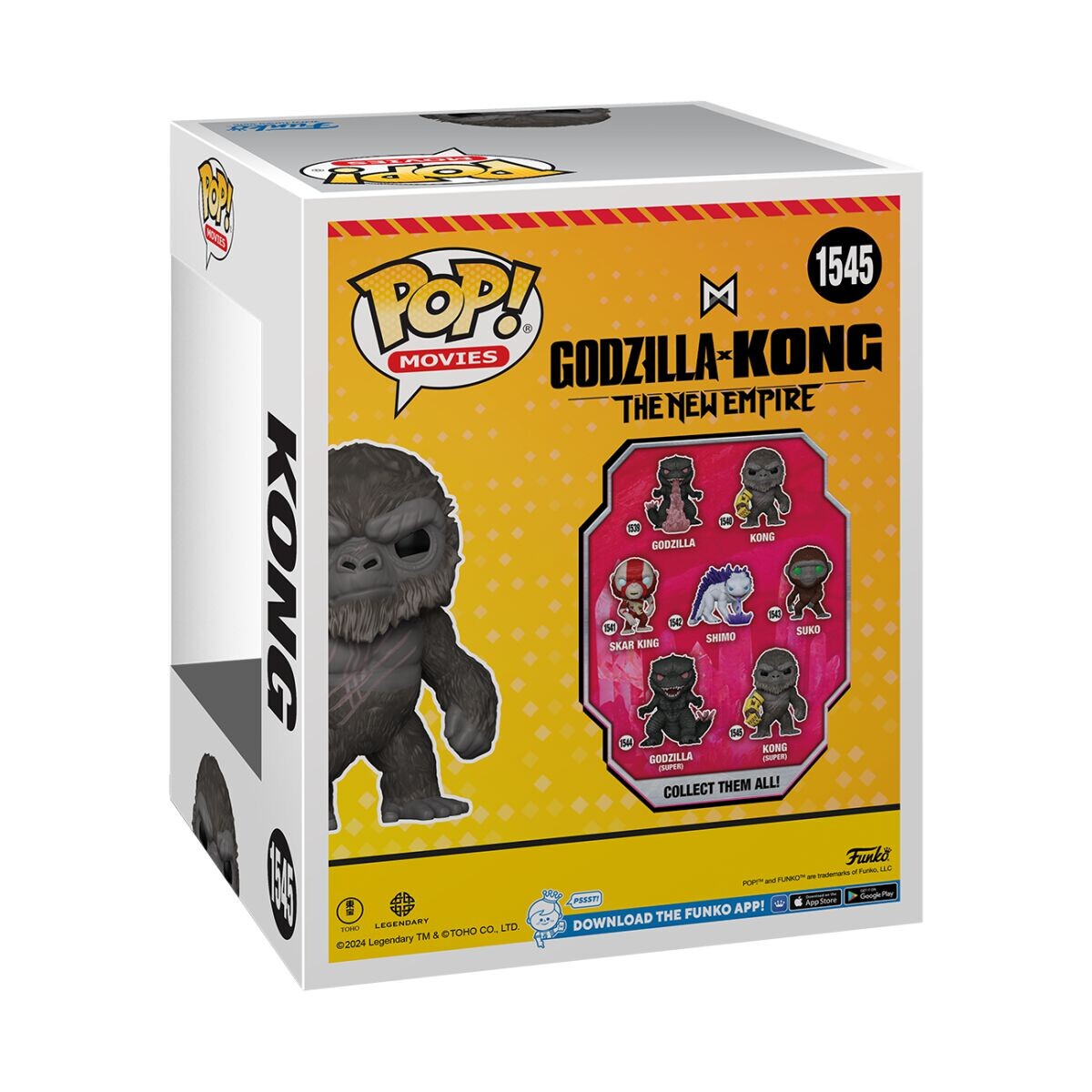 Виниловая фигурка The New Empire - Kong (Super Pop!) Vinyl Figur 1545 от Godzilla vs. Kong
Виниловая фигурка The New Empire - Kong (Super Pop!) Vinyl Figur 1545 от Godzilla vs. Kong