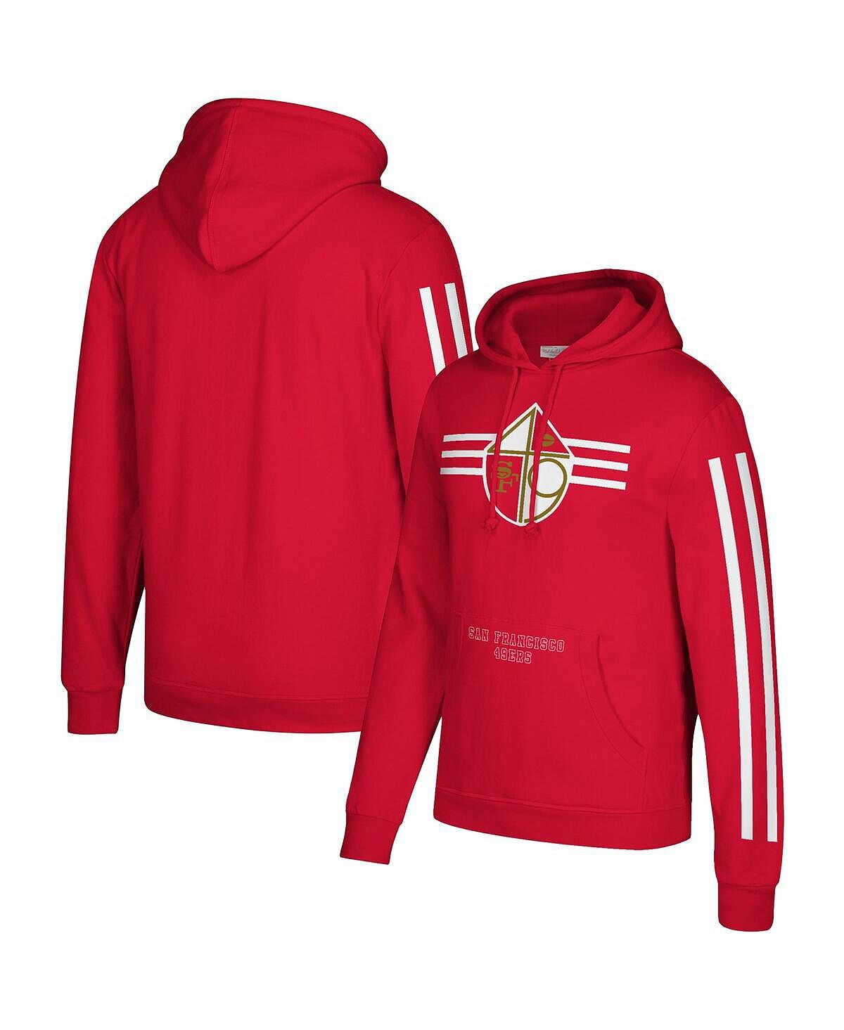 Мужская толстовка с капюшоном scarlet san francisco 49ers с тремя полосками Mitchell & Ness
Мужская толстовка с капюшоном scarlet san francisco 49ers с тремя полосками Mitchell & Ness
