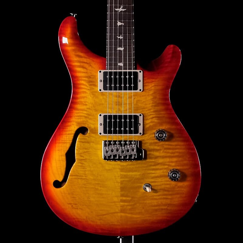 Полуакустическая электрогитара PRS CE 24 - Cherry Wrap Burst с черным грифом "Custom Color" CE 24 Semi-Hollow
Полуакустическая электрогитара PRS CE 24 - Cherry Wrap Burst с черным грифом "Custom Color" CE 24 Semi-Hollow