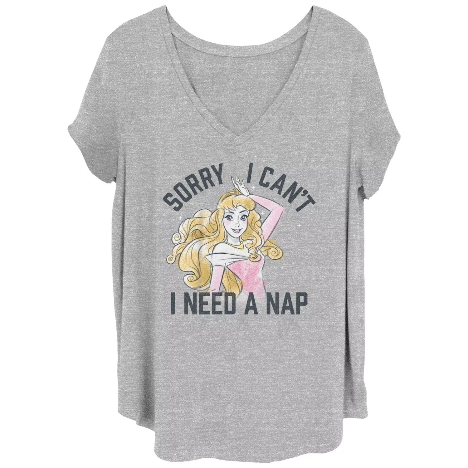 Футболка Disney's Sleeping Beauty Aurora Juniors Plus Извините, я не могу, мне нужна футболка с V-образным вырезом и рисунком Disney
Футболка Disney's Sleeping Beauty Aurora Juniors Plus Извините, я не могу, мне нужна футболка с V-образным вырезом и рисунком Disney