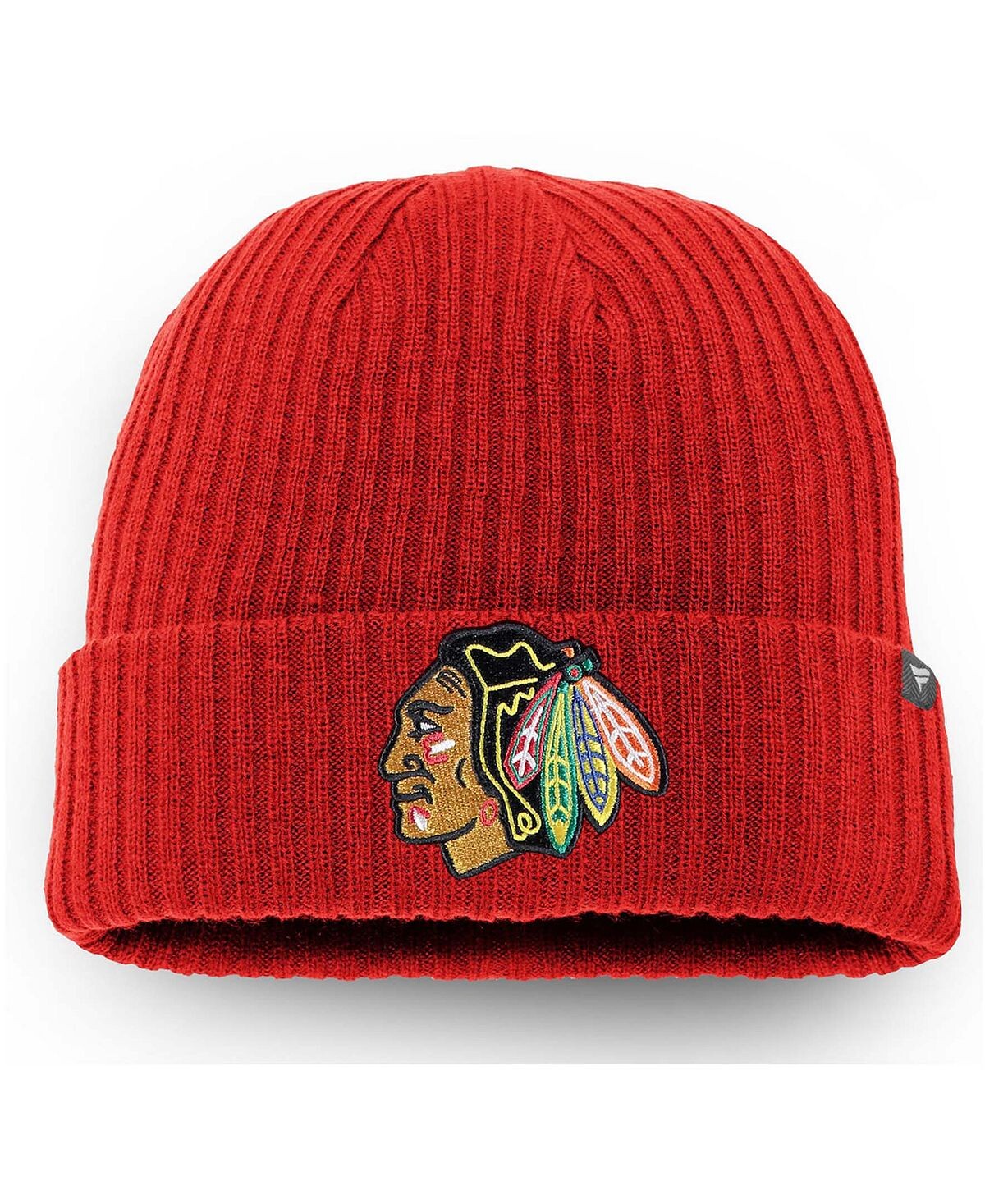Мужская красная вязаная шапка с манжетами и манжетами с логотипом Chicago Blackhawks Core Primary Fanatics
Мужская красная вязаная шапка с манжетами и манжетами с логотипом Chicago Blackhawks Core Primary Fanatics