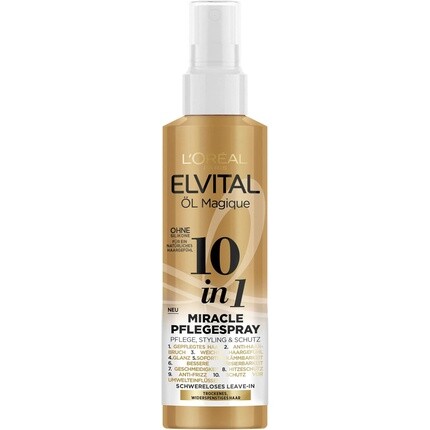 L'Oréal Paris Elvital Oil Magique Спрей для чудодейственного ухода 10-в-1 150 мл, Коричневый
L'Oréal Paris Elvital Oil Magique Спрей для чудодейственного ухода 10-в-1 150 мл, Коричневый