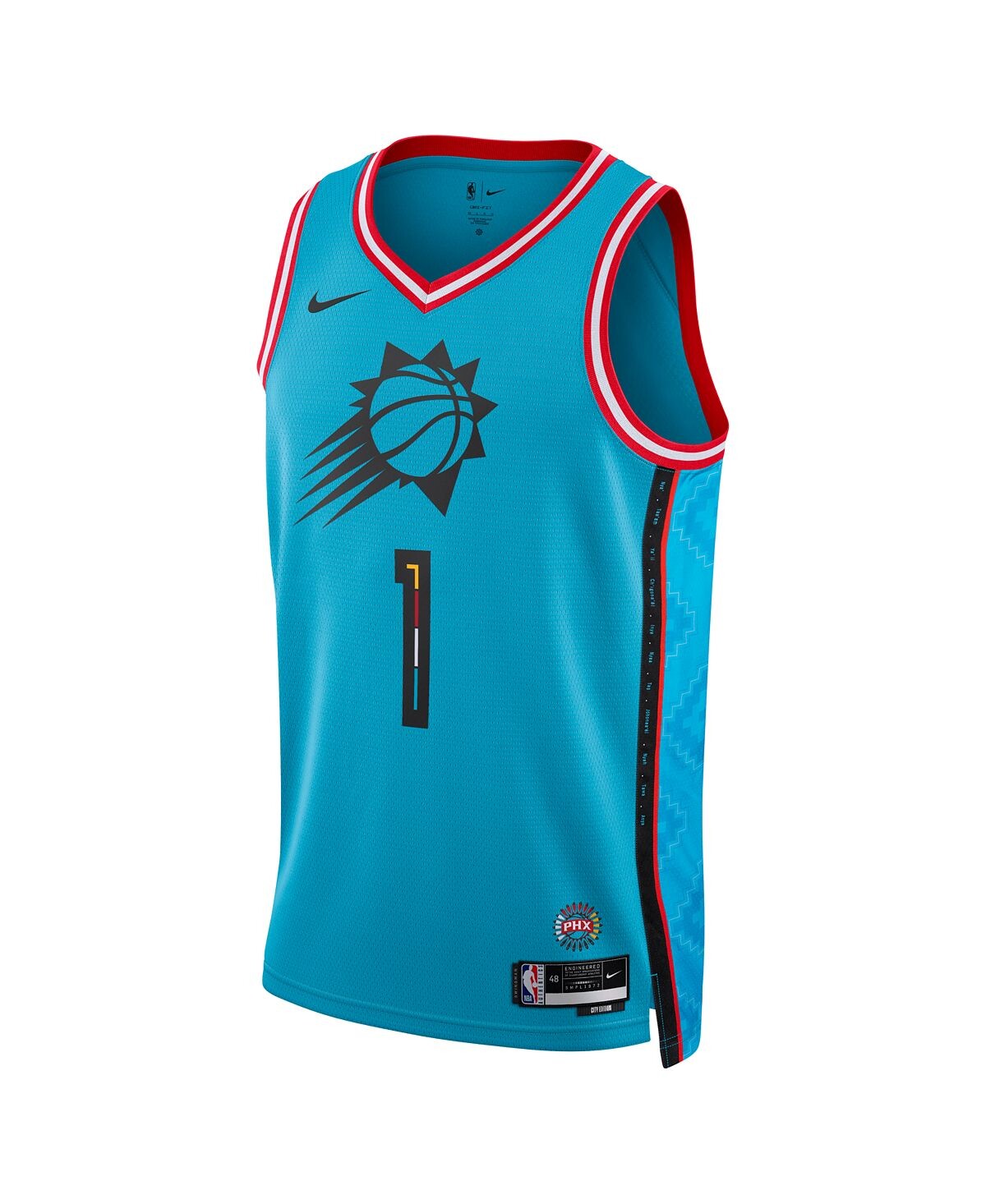 Мужское и женское джерси devin booker turquoise phoenix suns 2022/23 city edition swingman Nike, бирюзовый
Мужское и женское джерси devin booker turquoise phoenix suns 2022/23 city edition swingman Nike, бирюзовый