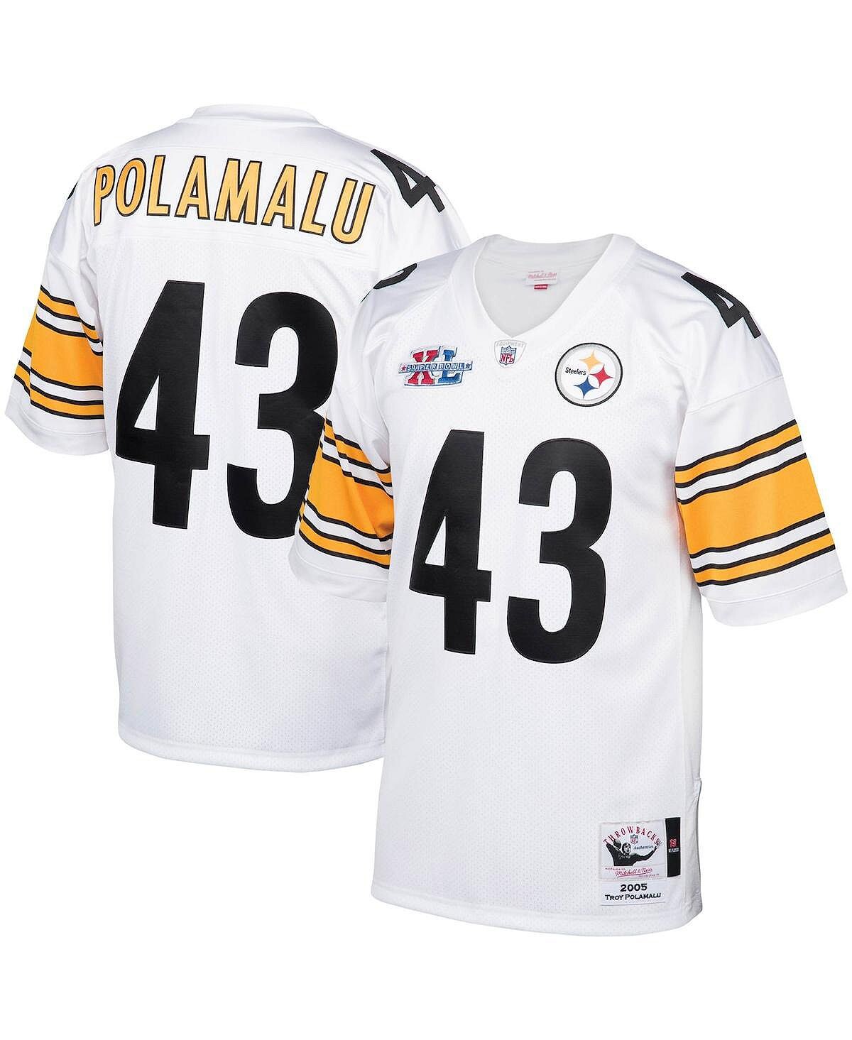 Мужская футболка troy polamalu white pittsburgh steelers 2005 authentic throwback для пенсионеров Mitchell & Ness, белый
Мужская футболка troy polamalu white pittsburgh steelers 2005 authentic throwback для пенсионеров Mitchell & Ness, белый
