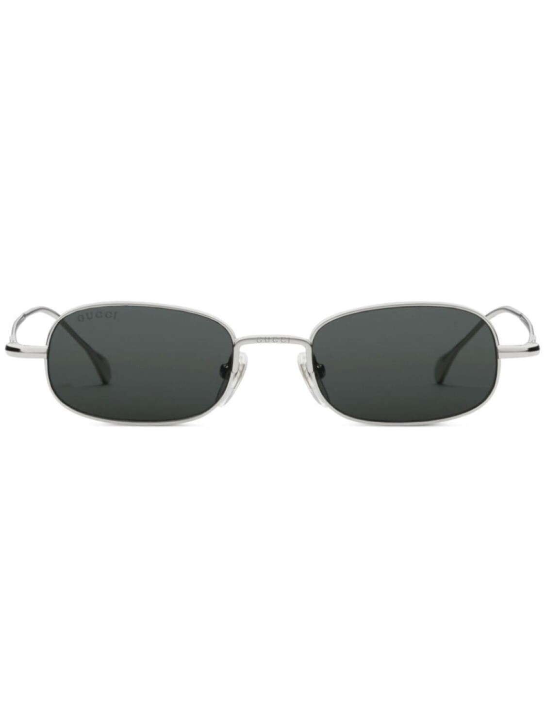 Gucci Eyewear солнцезащитные очки в прямоугольной оправе с логотипом, серебристый
Gucci Eyewear солнцезащитные очки в прямоугольной оправе с логотипом, серебристый