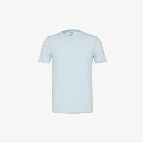 Футболка из хлопкового джерси с короткими рукавами и фирменной вышивкой Polo Ralph Lauren, синий
Футболка из хлопкового джерси с короткими рукавами и фирменной вышивкой Polo Ralph Lauren, синий