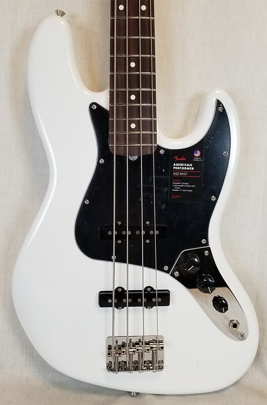 Fender American Performer Jazz Electric Bass Guitar, накладка на гриф из палисандра, арктический белый, с сумкой 0198610380
Fender American Performer Jazz Electric Bass Guitar, накладка на гриф из палисандра, арктический белый, с сумкой 0198610380