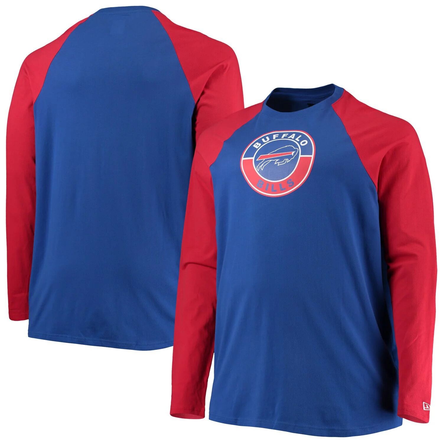 Мужская футболка Royal/Red Buffalo Bills Big & Tall League реглан с длинными рукавами New Era
Мужская футболка Royal/Red Buffalo Bills Big & Tall League реглан с длинными рукавами New Era