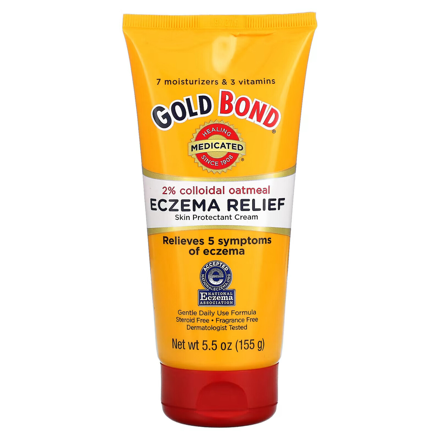 Gold Bond, Medicated, крем для защиты кожи от экземы, 2% коллоидная овсянка, 155 г (5,5 унции)
Gold Bond, Medicated, крем для защиты кожи от экземы, 2% коллоидная овсянка, 155 г (5,5 унции)