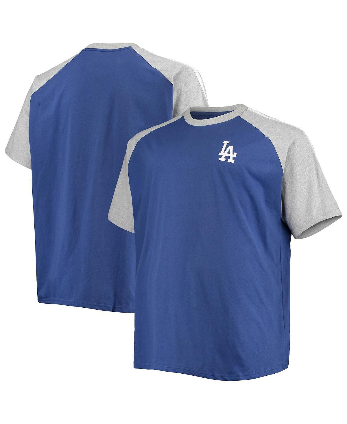 Мужская футболка big and tall royal and heathered grey los angeles dodgers b&t curcular raglan Profile, мульти
Мужская футболка big and tall royal and heathered grey los angeles dodgers b&t curcular raglan Profile, мульти
