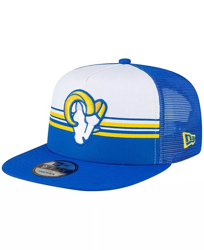 Мужская белая кепка Royal Los Angeles Rams в полоску с А-образной рамкой 9FIFTY Trucker Snapback New Era, белый
Мужская белая кепка Royal Los Angeles Rams в полоску с А-образной рамкой 9FIFTY Trucker Snapback New Era, белый