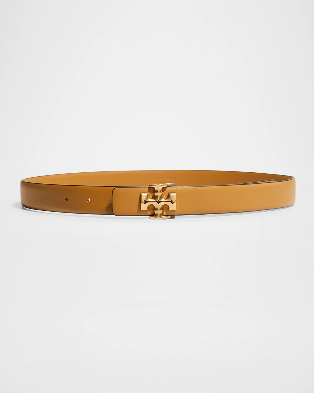 Кожаный ремень Kira длиной 1 дюйм с пряжкой с логотипом Tory Burch, цвет Brown Gold
Кожаный ремень Kira длиной 1 дюйм с пряжкой с логотипом Tory Burch, цвет Brown Gold