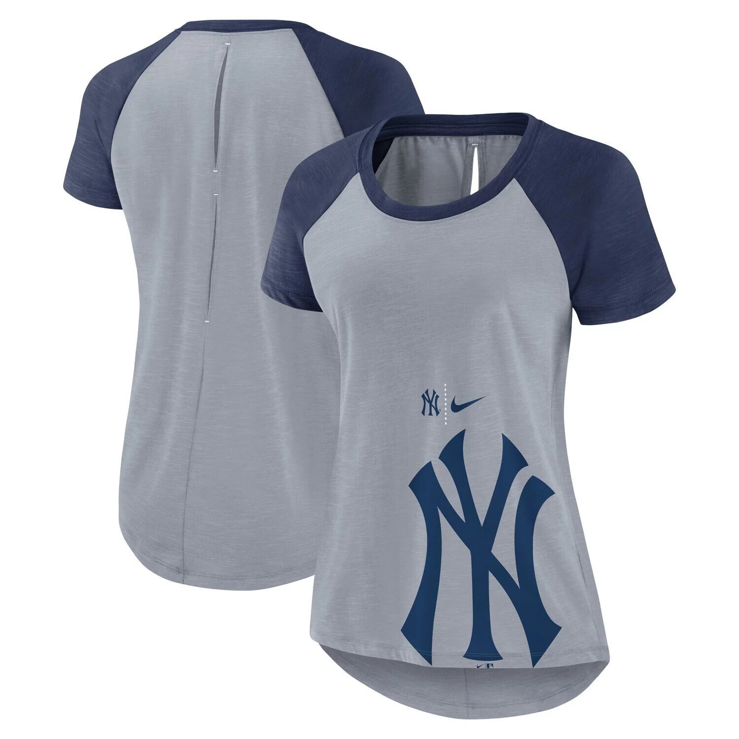 Женская модная футболка Nike Heather Grey New York Yankees Summer Breeze Raglan Fashion Nike
Женская модная футболка Nike Heather Grey New York Yankees Summer Breeze Raglan Fashion Nike