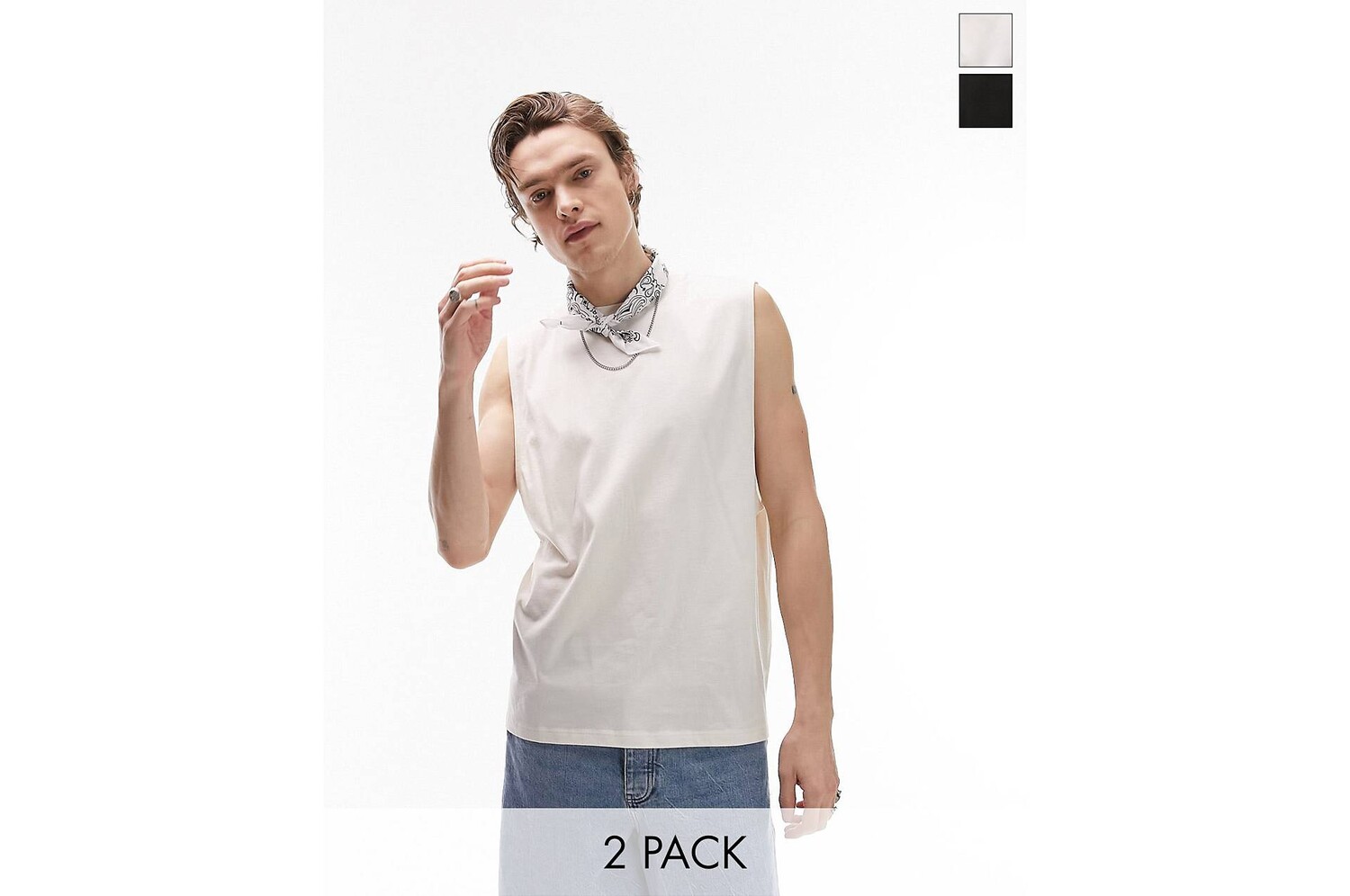 Комплект из двух классических жилетов Topman в черном и светло-коричневом цвете, Черный
Комплект из двух классических жилетов Topman в черном и светло-коричневом цвете, Черный