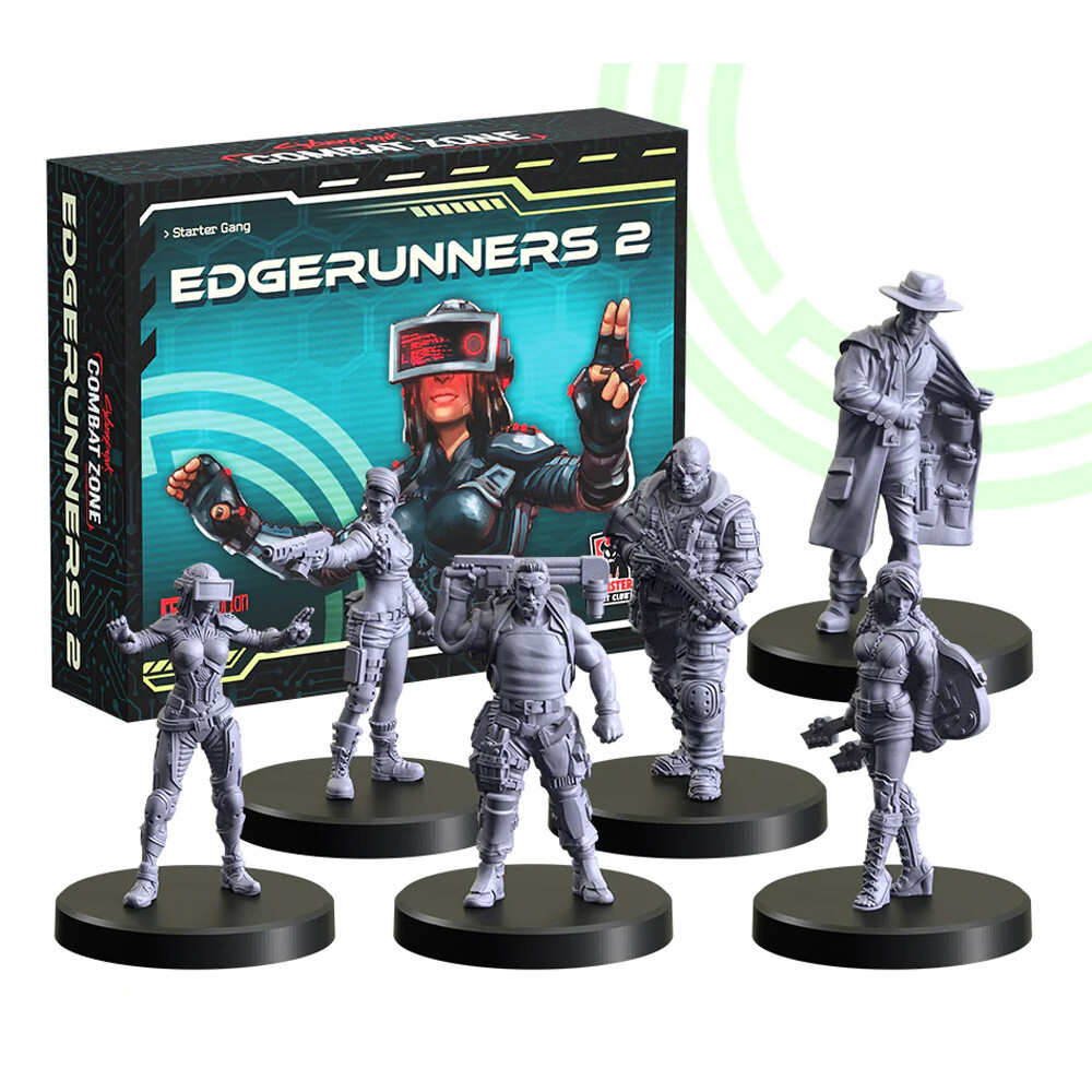 Миниатюра Monster Fight Club Cyberpunk Red Combat Zone: Edgerunners - Starter Gang 2
Миниатюра Monster Fight Club Cyberpunk Red Combat Zone: Edgerunners - Starter Gang 2