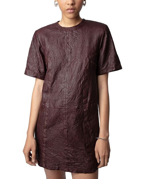 Платье-футболка из фактурной кожи Riddy Cuir Froisse Zadig & Voltaire, цвет Brown
Платье-футболка из фактурной кожи Riddy Cuir Froisse Zadig & Voltaire, цвет Brown