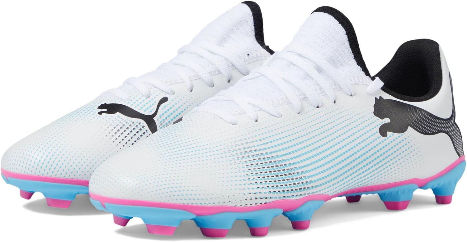 Кроссовки PUMA Kids Future 7 Play Firm Ground/Artificial Ground, цвет PUMA White/PUMA Black/Poison Pink
Кроссовки PUMA Kids Future 7 Play Firm Ground/Artificial Ground, цвет PUMA White/PUMA Black/Poison Pink