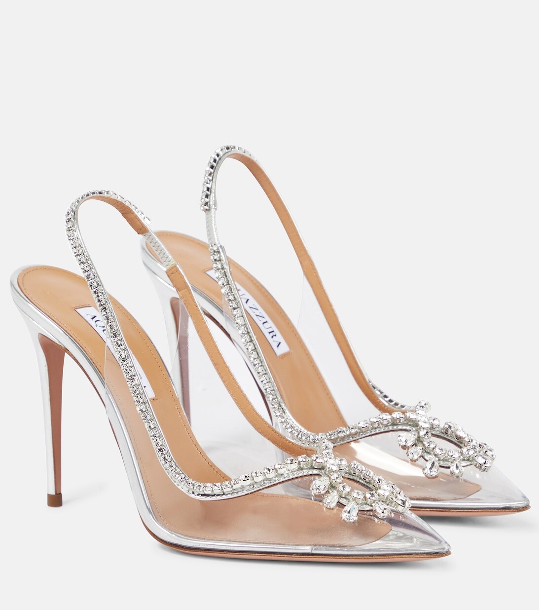 Декорированные туфли-лодочки Seduction 105 из ПВХ Aquazzura, серебряный, Серый
Декорированные туфли-лодочки Seduction 105 из ПВХ Aquazzura, серебряный, Серый