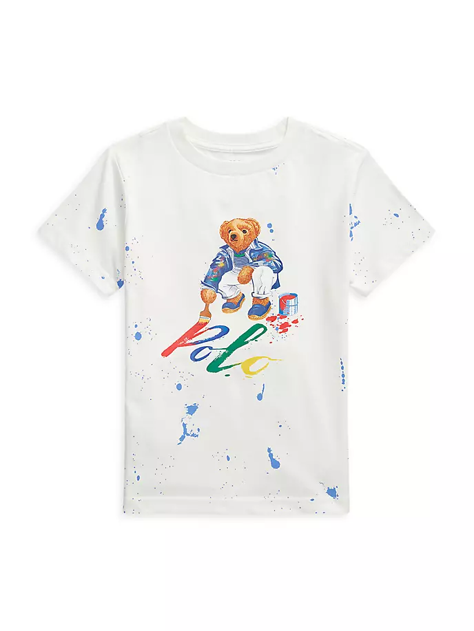 Трикотажная футболка с круглым вырезом Little Boy's & Boy's Bear Polo Ralph Lauren, цвет deckwash white
Трикотажная футболка с круглым вырезом Little Boy's & Boy's Bear Polo Ralph Lauren, цвет deckwash white