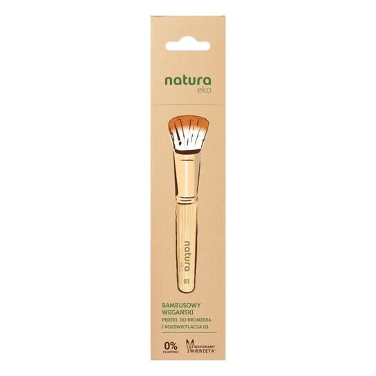 Для бронзатора и хайлайтера, 1 шт. Natura Eco Bamboo Brush, № 03