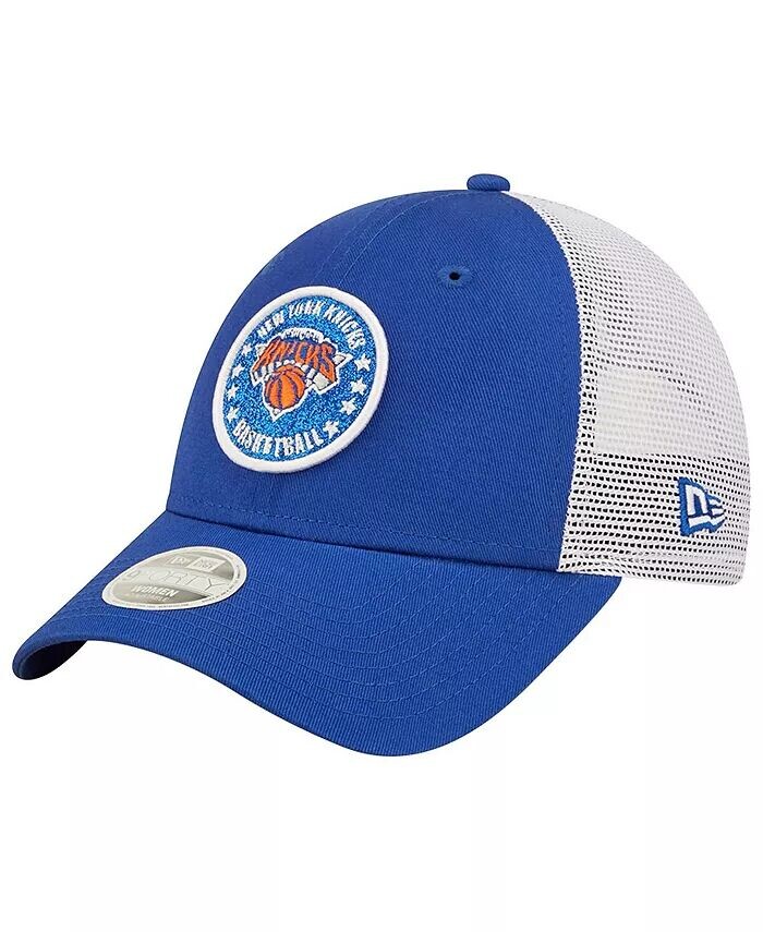 Женская сине-белая кепка с блестками New York Knicks 9FORTY Snapback New Era, синий
Женская сине-белая кепка с блестками New York Knicks 9FORTY Snapback New Era, синий